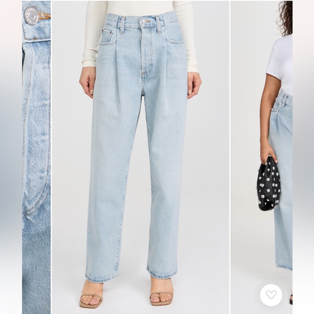 Agolde Fold Waistband Jeans size 26 NWT